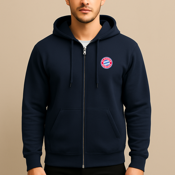Men's F.C. Bayern Munchen Soccer Zipper Hoodie