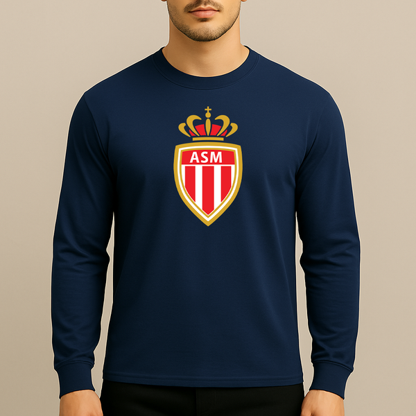 Men's AS Monaco FC Long Sleeve T-Shirt