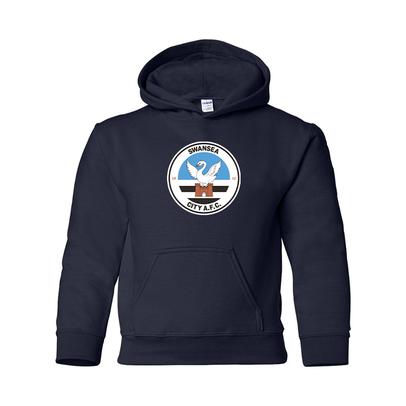 Youth Swansea City Soccer Pullover Hoodie