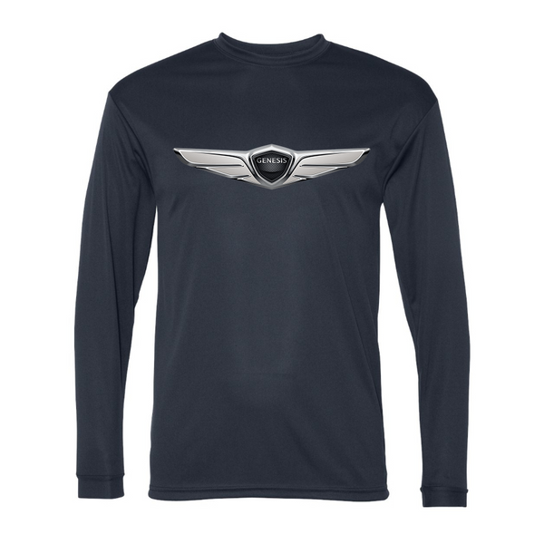 Men's  Genesis Car Polyester Long Sleeve T-Shirt