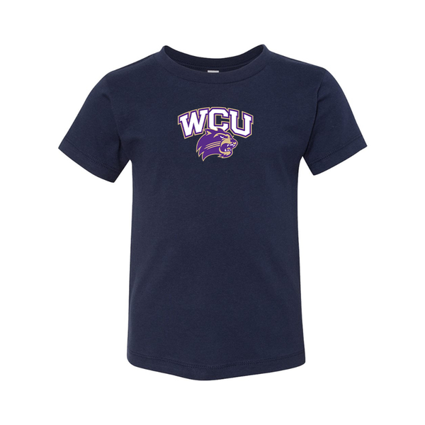 Western Carolina Catamounts BELLA  CANVAS Toddler Jersey Tee