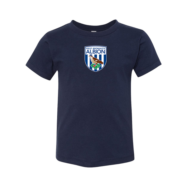 West Bromwich Albion Soccer BELLA  CANVAS Toddler Jersey Tee