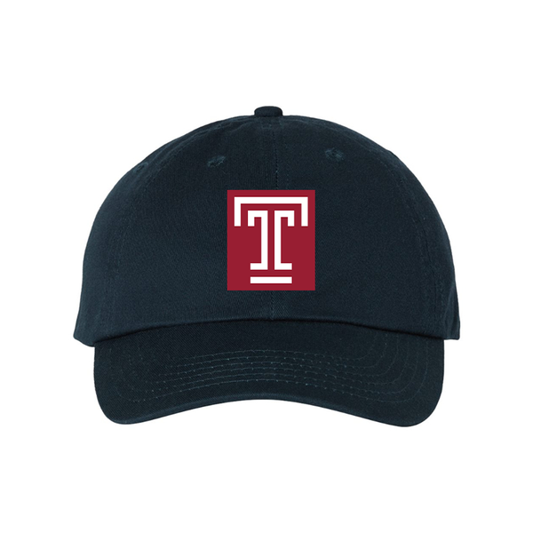 Temple Owls  Valucap Adult Bio-Washed Classic Dad Hat