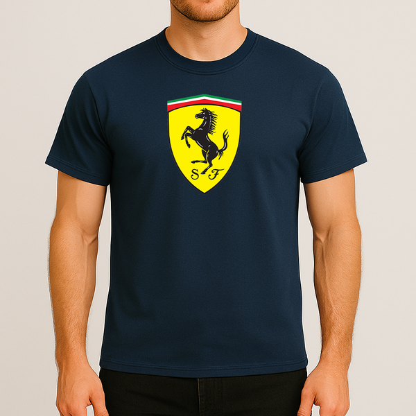 Men’s Ferrari Motorsport Car Cotton T-Shirt