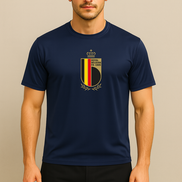 Men's Belgium National Soccer Team Polyester T-Shirt