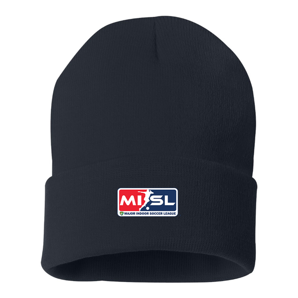 Major Indoor Soccer League Logo Beanie Hat