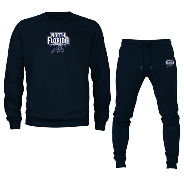 Men's  UNF Ospreys  Crewneck Sweatshirt Joggers Suit