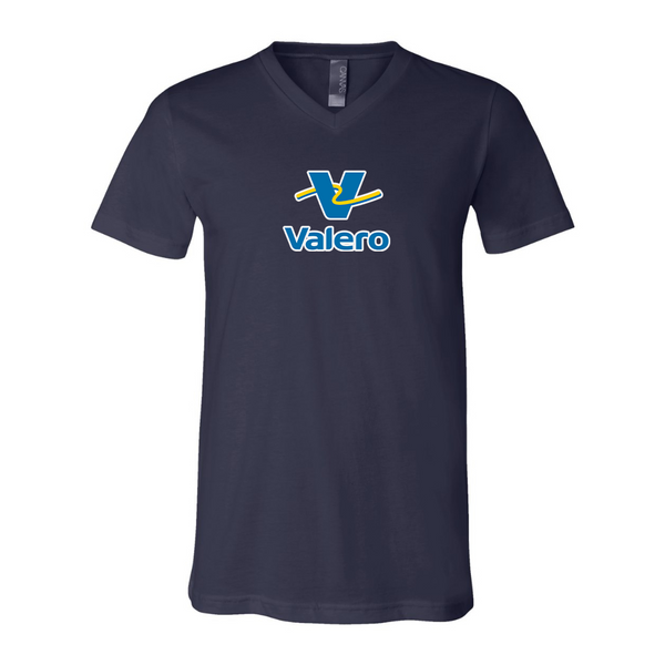 Valero Gas Station BELLA  CANVAS - Jersey V-Neck T-Shirt