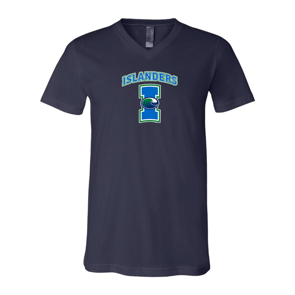 Men's  Texas AM CC Islanders  BELLA + CANVAS - Jersey V-Neck T-Shirt