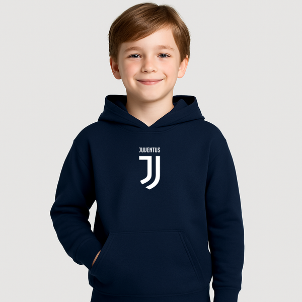 Youth Kids Juventus Soccer Pullover Hoodie