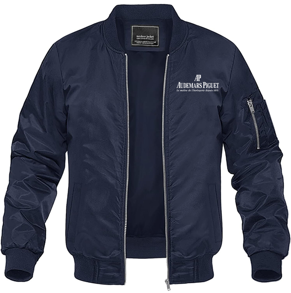 Men's Audemars-Piguet Lightweight Bomber Jacket Windbreaker Softshell Varsity Jacket Coat