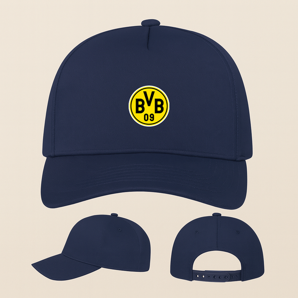 Borussia Dortmund BVB FC Five Panel Twill Snapback Cap