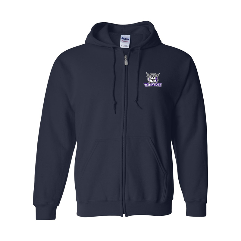 Men's Weber State Wildcats Zipper Hoodie