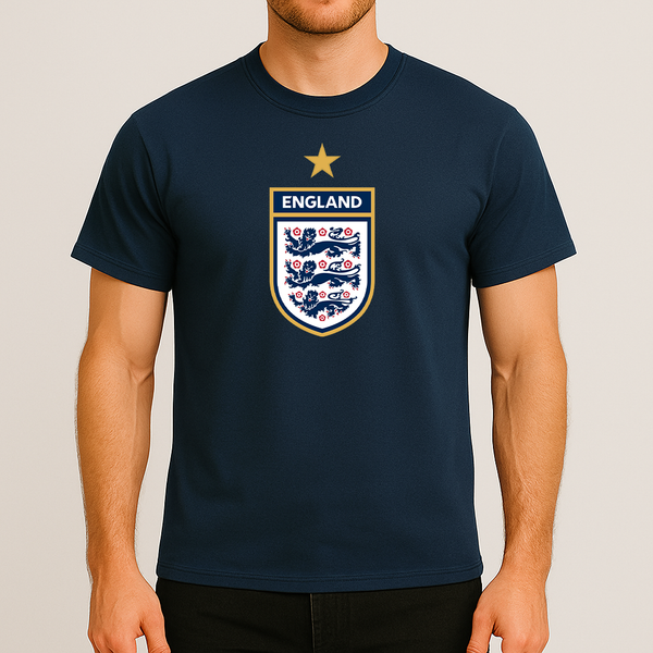 Men's England National Soccer Team Cotton T-Shirt