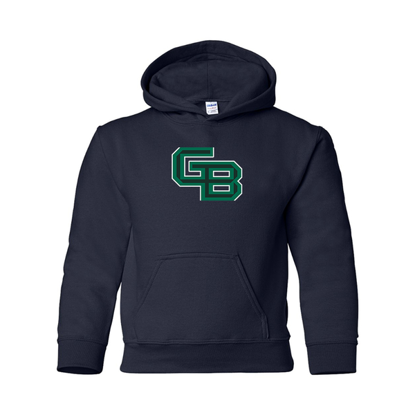 Youth Wisconsin Green Bay Phoenix Gildan Heavy Blend  Hooded Sweatshirt