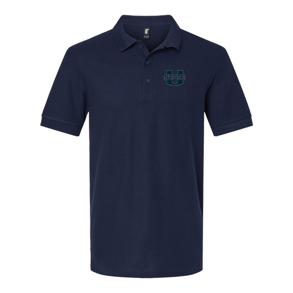 Men's Utah State Aggies Gildan Hammer Pique Polo