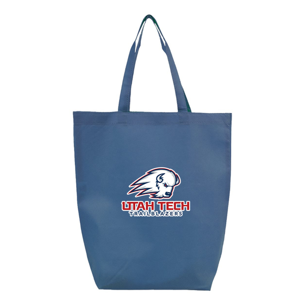 Utah Tech Trailblazers Q-Tees Non-Woven Gusset Bottom Tote