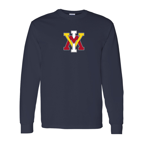 Men's VMI Keydets Gildan Heavy Cotton Long Sleeve T-Shirt