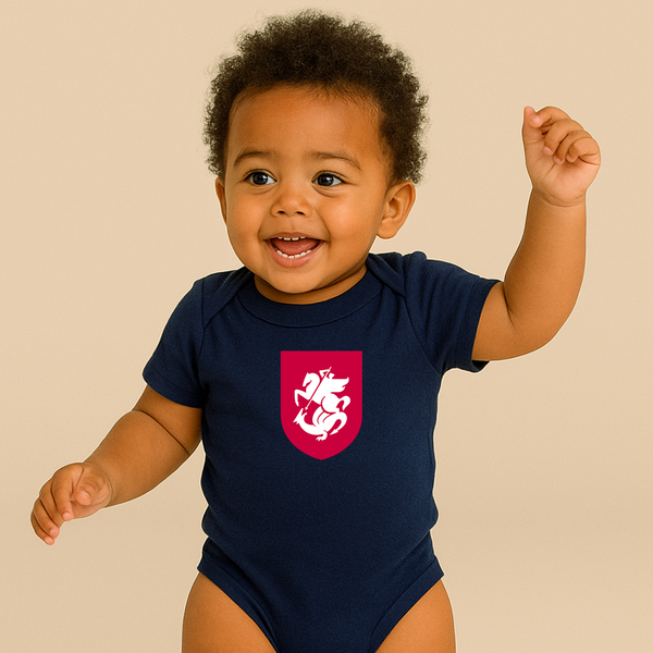 Georgia National Soccer Team Baby Romper Onesie