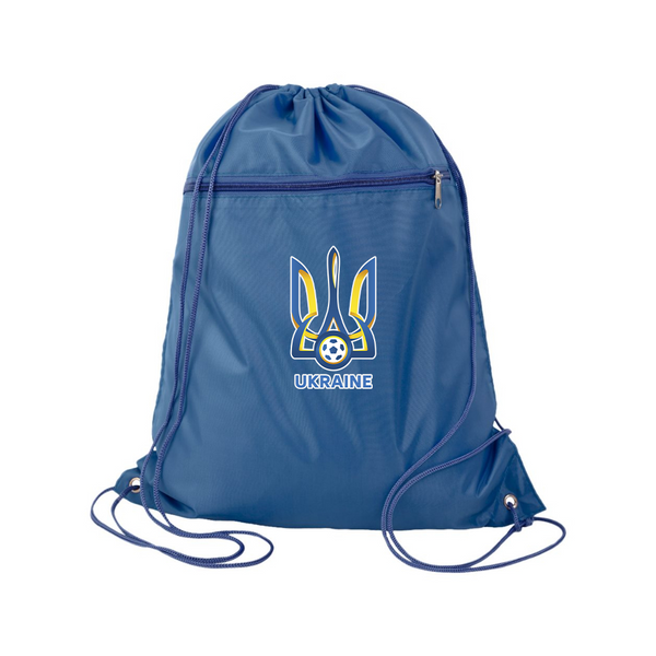 Ukraine National Football Soccer Team Q-Tees - Polyester Cinchpack