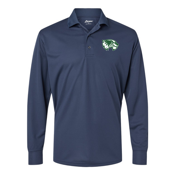 Men's Utah Valley Wolverines Paragon Prescott Long Sleeve Polo