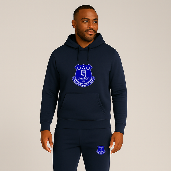 Men's Everton FC Logo Hoodie Joggers Set