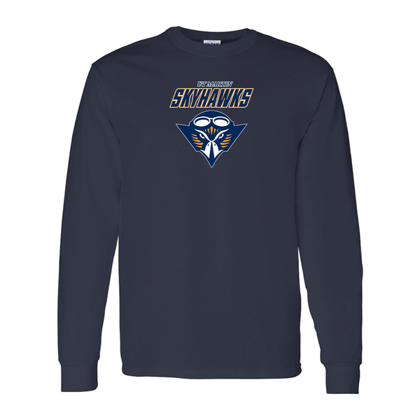 Men's Tennessee Martin Skyhawks Gildan Heavy Cotton Long Sleeve T-Shirt