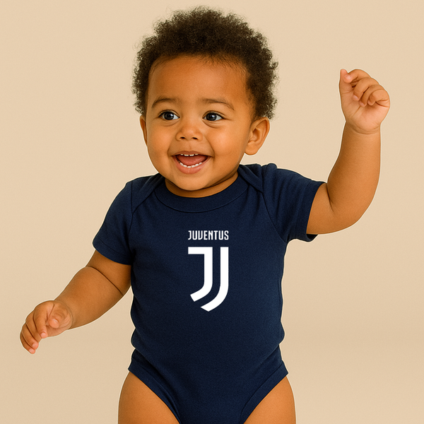 Baby Juventus Soccer Romper Onesie