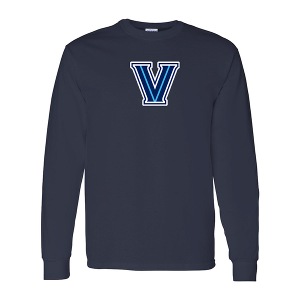 Men's Villanova Wildcats Gildan Heavy Cotton Long Sleeve T-Shirt