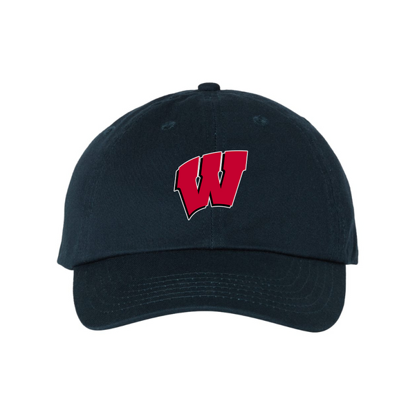 Wisconsin Badgers  Valucap Adult Bio-Washed Classic Dad Hat
