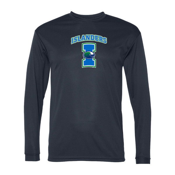 Men's Texas AM CC Islanders  Polyester Long Sleeve T-Shirt