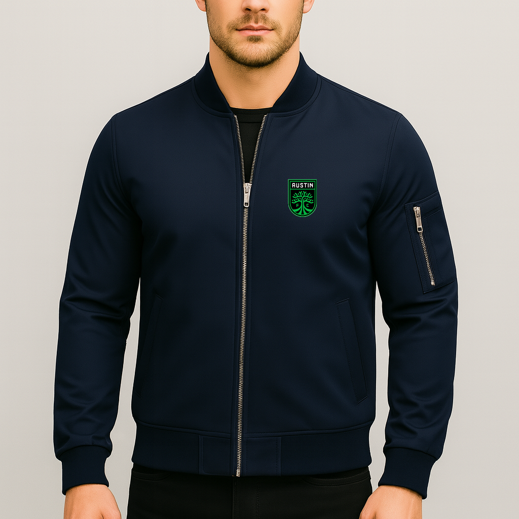Men's Austin FC Lightweight Bomber Jacket