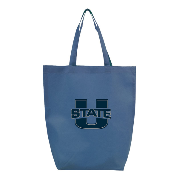 Utah State Aggies  Q-Tees Non-Woven Gusset Bottom Tote