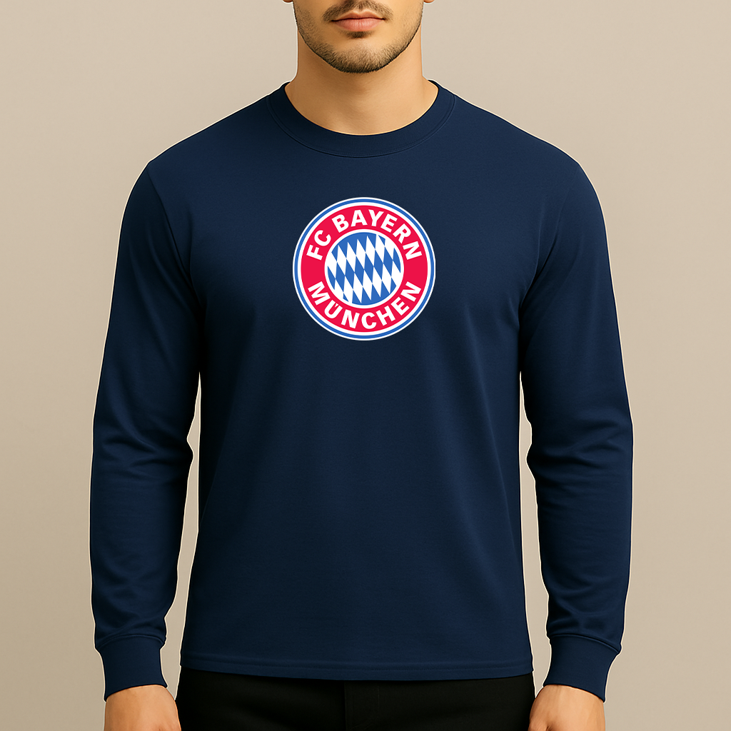 Men's F.C. Bayern Munchen Soccer Long Sleeve T-Shirt