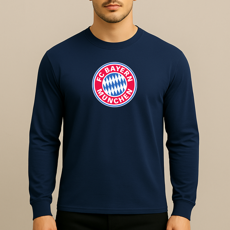 Men's F.C. Bayern Munchen Soccer Long Sleeve T-Shirt