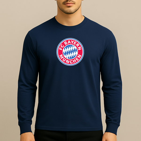 Men's F.C. Bayern Munchen Soccer Long Sleeve T-Shirt