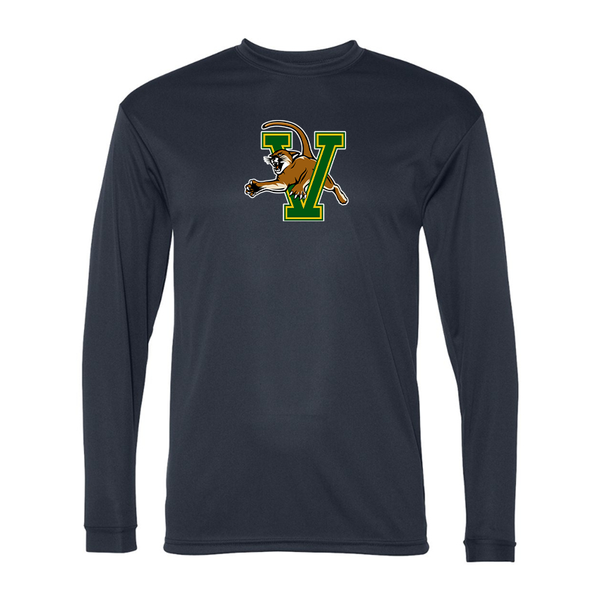 Men's Vermont Catamounts  Performance Long Sleeve T-Shirt