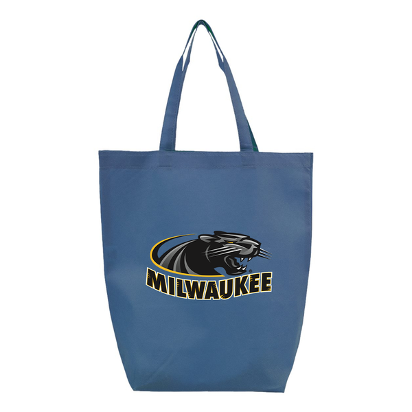 Wisconsin Milwaukee Panthers Q-Tees Non-Woven Gusset Bottom Tote