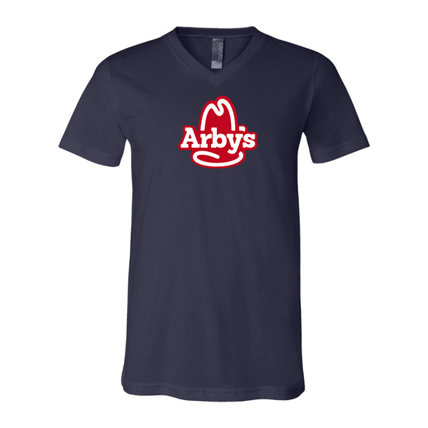 Men's Arbys BELLA + CANVAS - Jersey V-Neck T-Shirt