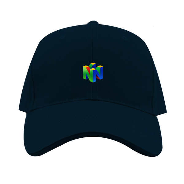 Nintendo N64  Logo  Dad Baseball Cap Hat