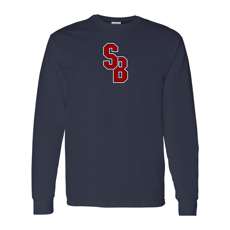 Men's Stony Brook Seawolves Gildan Heavy Cotton Long Sleeve T-Shirt
