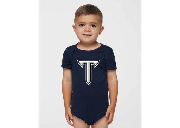Troy Trojans Rabbit Skins Infant Baby Rib Bodysuit