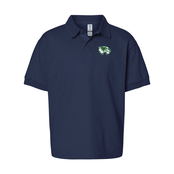 Youth Utah Valley Wolverines Gildan Dry Blend Jersey Polo