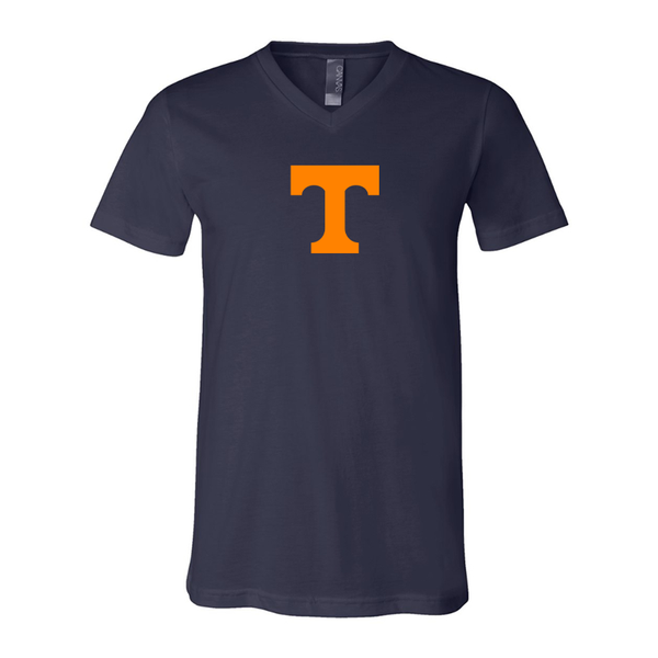 Tennessee Volunteers BELLA  CANVAS - Jersey V-Neck T-Shirt