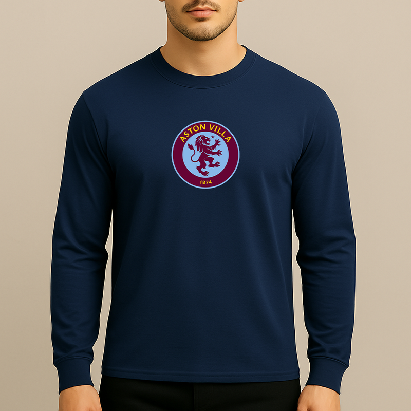 Men's Aston Villa FC Long Sleeve T-Shirt