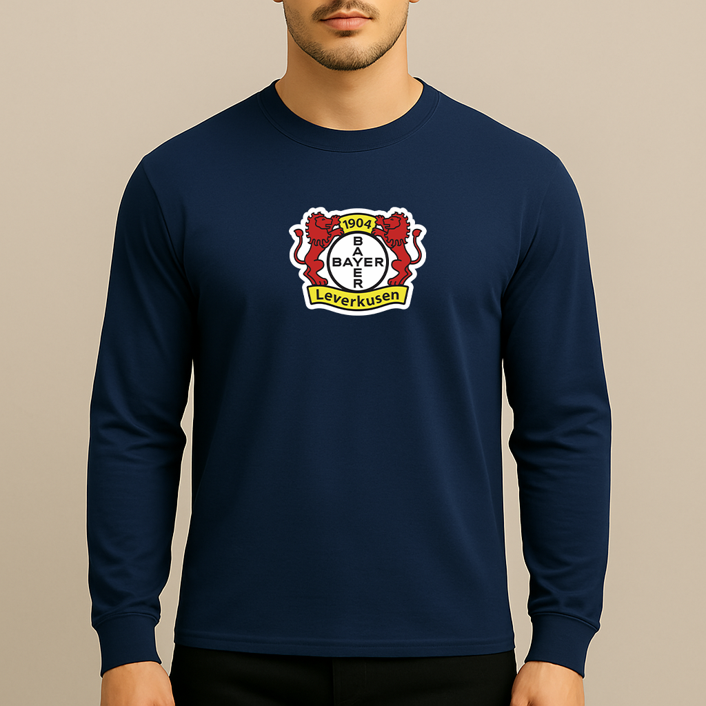 Men's Bayer Leverkusen FC Long Sleeve T-Shirt