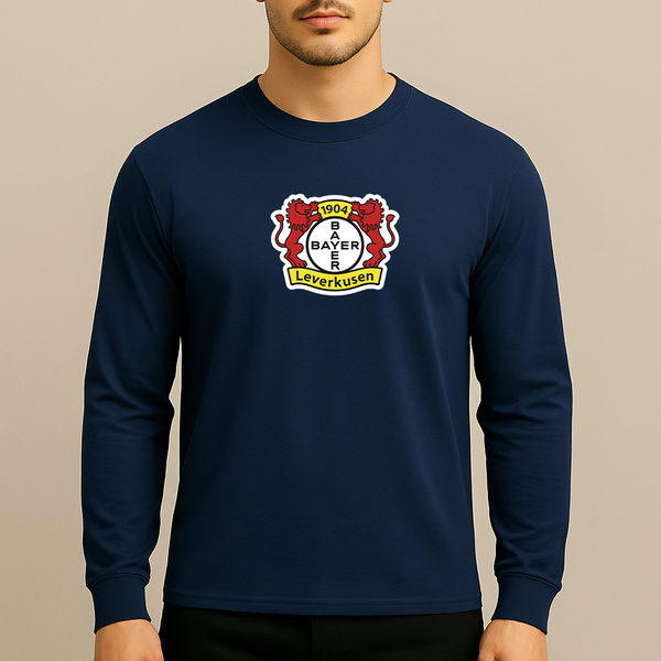 Men's Bayer Leverkusen FC Long Sleeve T-Shirt