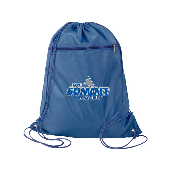 The Summit League Q-Tees - Polyester Cinchpack