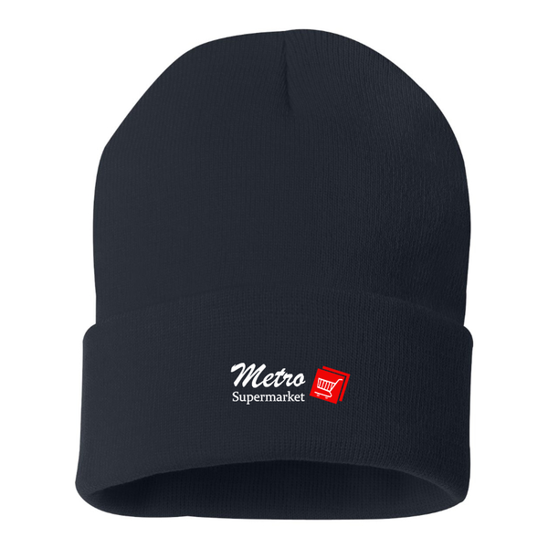 Metro Supermarket Logo  Beanie Hat