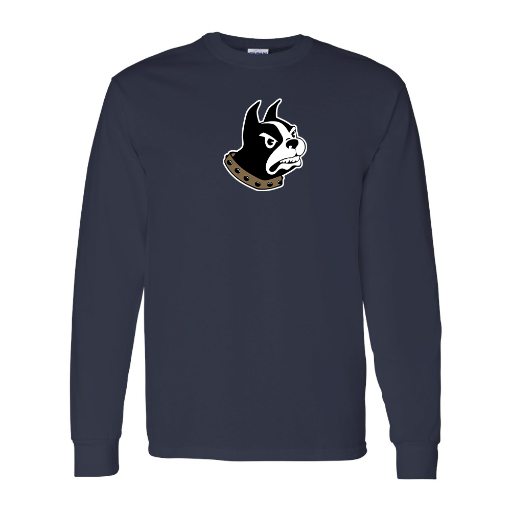 Men's  Wofford Terriers Gildan Heavy Cotton Long Sleeve T-Shirt
